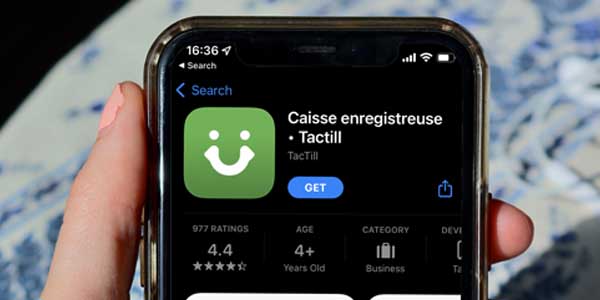 application tactill sur l’app store