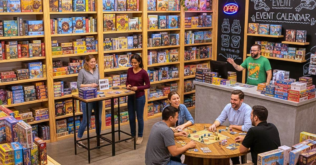 Ouvrir une boutique de jeux de société