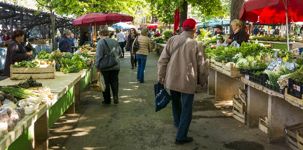carte vente marché
