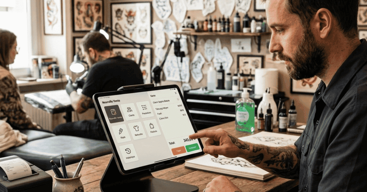 Logiciel de caisse tatoueur