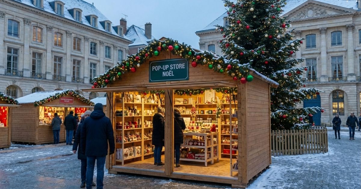 pop-up store Noël