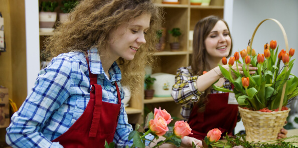 s'installer fleuriste